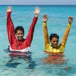RESCUE, SIGNALS, TWO ARMS MEANS ALL CLEAR
Both hands in the air is the ALL CLEAR signal 20